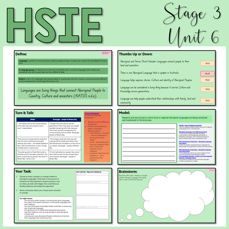 Stage 3 | HSIE | Unit 6