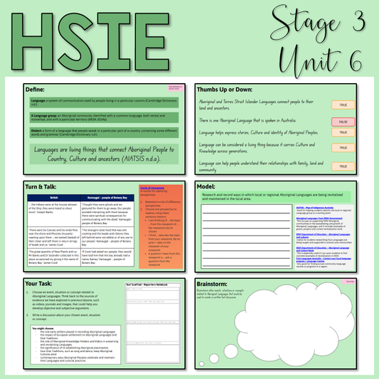Stage 3 | HSIE | Unit 6