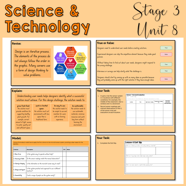 Stage 3 | Science & Technology | Unit 8