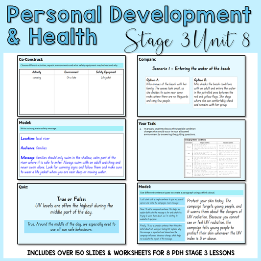 Stage 3 | PDH | Unit 8