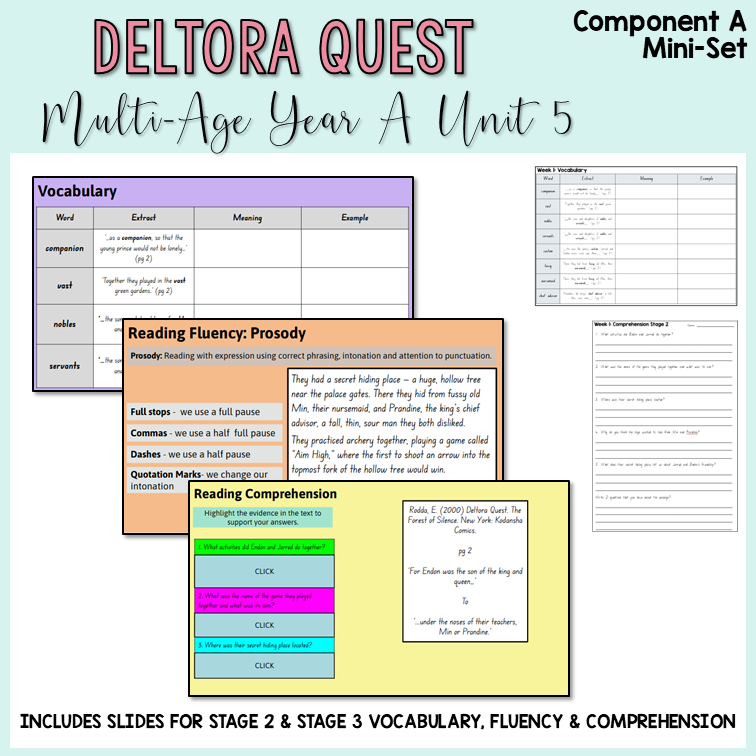 Multi-Age | Year A | Unit 5 - 'Deltora Quest' | Component A - MINI SET