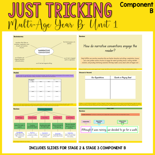 Multi-Age | Year B | Unit 1 - 'Just Tricking' | Component B