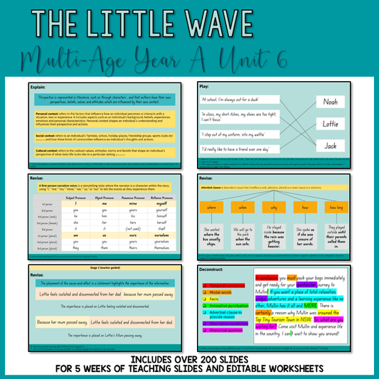 Multi-Age Year A | Unit 6 'The Little Wave' | Component B