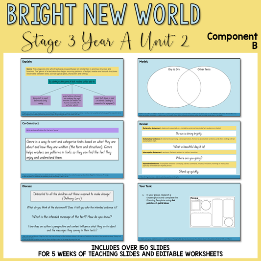 Stage 3 | Unit 2 - 'Bright New World' | Component B