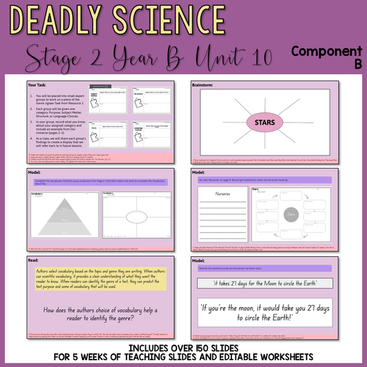 Stage 2 | Unit 10 - 'Deadly Science' | Component B