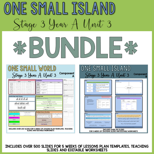 Stage 3 | Unit 3 - 'One Small Island' | BUNDLE