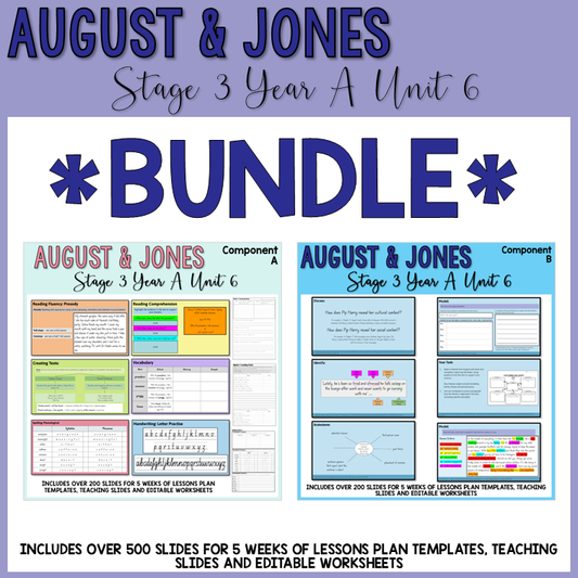 Stage 3 | Unit 6 - 'August & Jones' 2 | BUNDLE