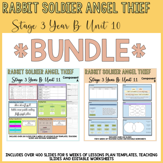 Stage 3 | Unit 11 - 'Rabbit Soldier Angel Thief' | BUNDLE