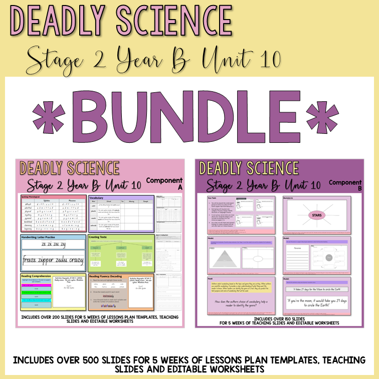 Stage 2 | Unit 10 - 'Deadly Science' | BUNDLE – Classroom Ready Resources